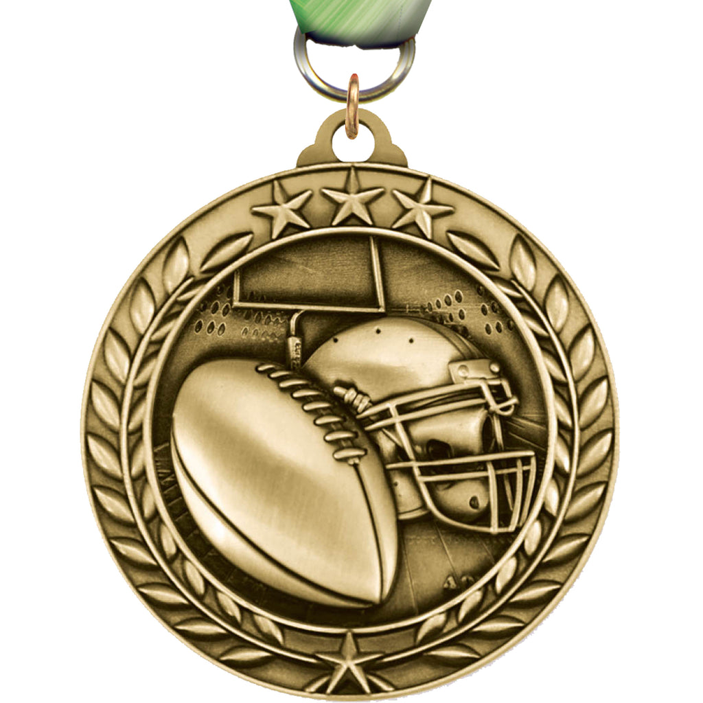 Football Dimensional Medal