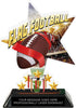 Flag Football Shattered Star Colorix Acrylic Trophy- 7 inch [TACR7-STR-FLGFB-Q]