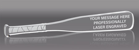 Acrylic Baseball Bat Award - 10 inch [ABAT-BS-10-Q]