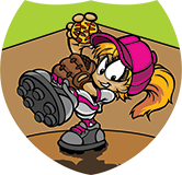 Softball Pee Wee Shield Insert [SH-3725]