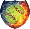Softball Fire & Water Shield Insert [SH-3724]