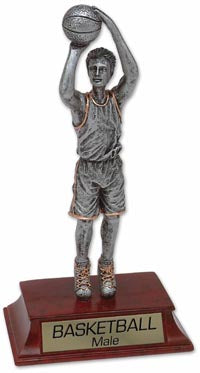 Basketball Signature Series Resin Trophy - Male [SSR6-BKM]