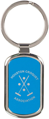 Rectangular Key Ring- Blue [KCREC092-BLU]