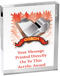 Coach Vibrix Acrylic Award [A45BV-CO]