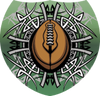 Football Tribal Shield Insert [SH-2631]
