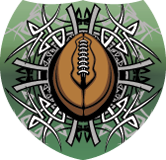Football Tribal Shield Insert [SH-2631]