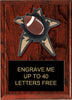 Football Spring Loaded Plaque [PRBI68-FB]