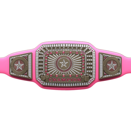 Champion Award Belt - Pink & Silver [CAB-52-PNK-S]