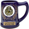 Blue Ceramic Custom Insert Award Mug [CXMBU]