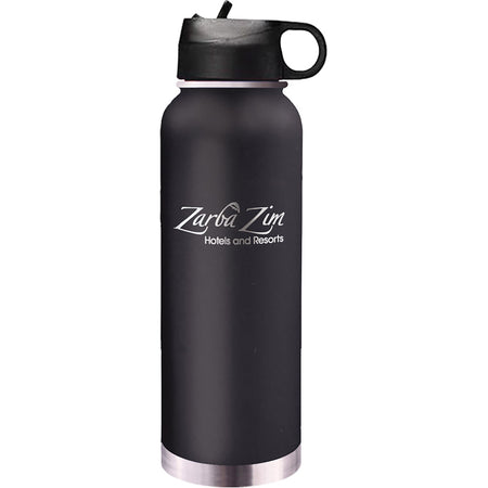 TahoeÂ© 32 oz. Water Bottle - Black [TMLG17-BLK]