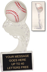 Baseball Clear Splash Ice Award [CSSI6-BS]