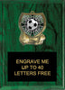 Soccer Sport Shield Plaque [PSHLD68-SC-6-x-8]
