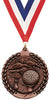 2.75 in Golf Wreath Framed Medal- Bronze [M311-GL-B]