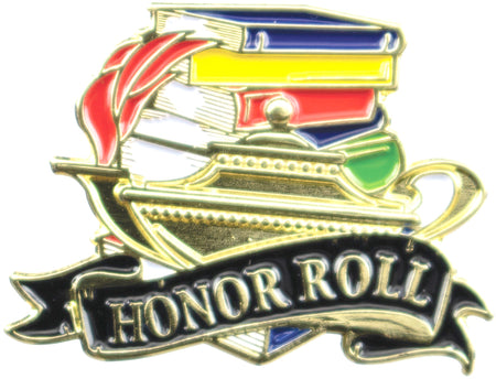 Honor Roll Academic Lapel Torch Pin [LPSE209]