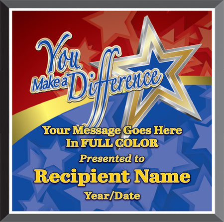 Star Square Graphix Plaque [PGFXQ1010-STR]