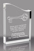 Great Wave Acrylic Award- 6.5 inch [ARLR-6-Q]