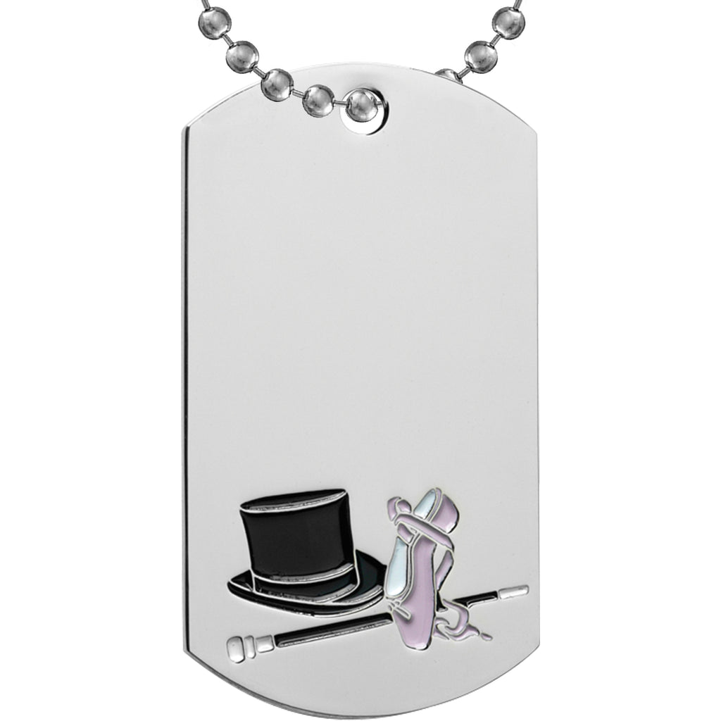 Dance Etched & Paint Filled Dog Tag [DTS-DC]