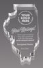 Illinois Paperweight Acrylic Award - 7 x 3.85 inch [ASTT-IL-L-Q]