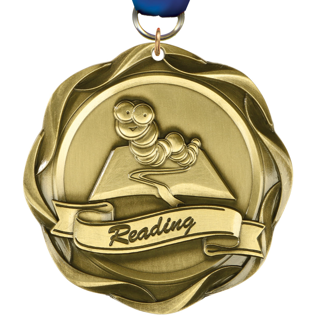 3" Reading Fusion Diecast Medal [MFUS2-RD]