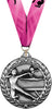 Gymnastics Female Dimensional Medal- Silver [MSW2-GF-S]
