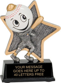 Baseball LittlePals Resin Trophy [RJLP5-BS]