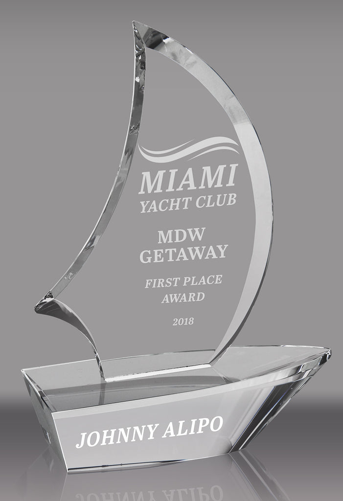 Crystal Sailboat [CM715SLBT]