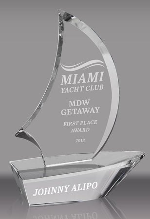 Crystal Sailboat [CM715SLBT]