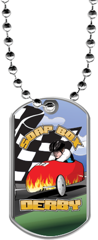 Soap Box Derby Dog Tags [DTLAM2-SPBXDBY]