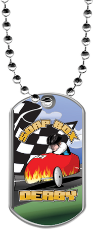 Soap Box Derby Dog Tags [DTLAM2-SPBXDBY]