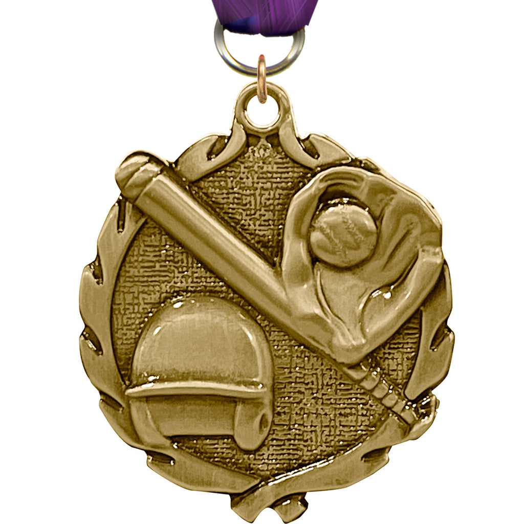 Softball Wreath Medal