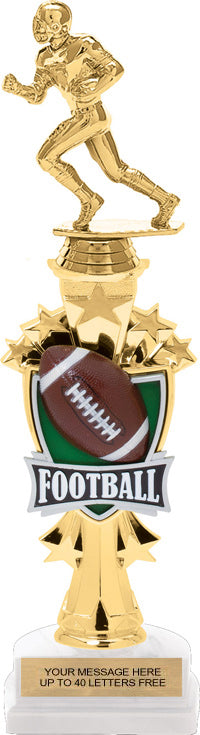 Football Shooting Star Sport Riser Trophy [TMSSTR14-FB]