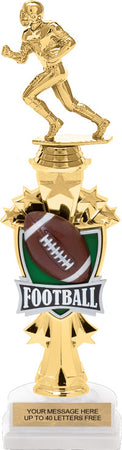 Football Shooting Star Sport Riser Trophy [TMSSTR14-FB]
