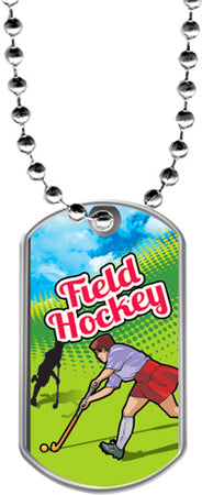 Field Hockey Dog Tags [DTLAM2-FLDHK]