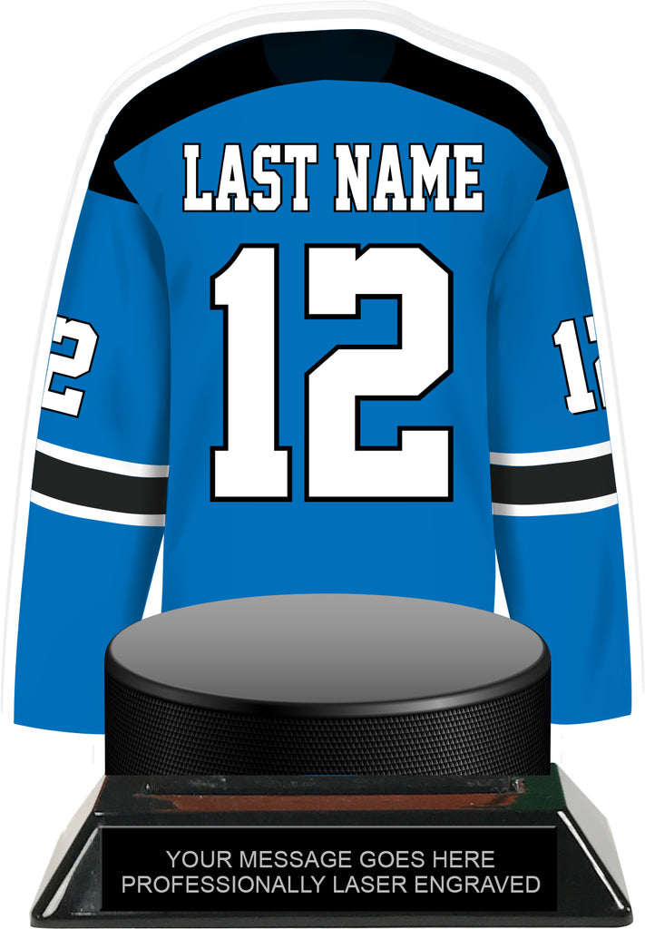Hockey Jersey Colorix-T Acrylic Trophy- Blue [TACR7-JSY-HK-BLU-Q]