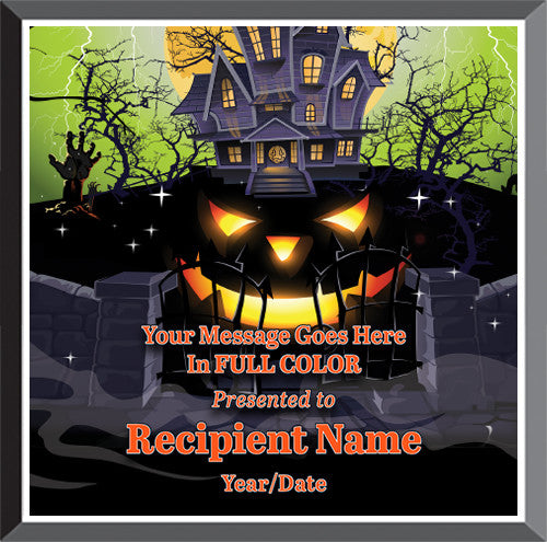 Halloween Square Graphix Plaque [PGFXQ88-HLWN]