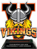 Vikings Mascot Colorix-T Acrylic Trophy [TACR6-MSCT-VKG-Q]