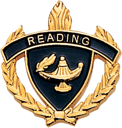 Reading 3D Enameled Scholastic Pin [PCM-WRT-RD]