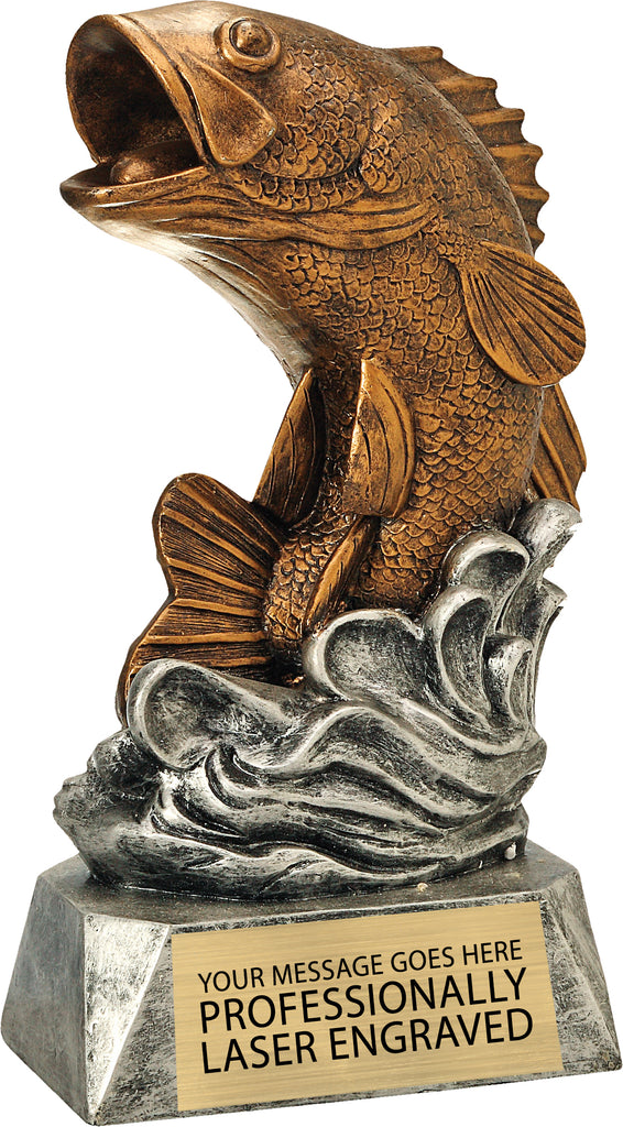 Bass Fish Resin Trophy [RM-0981-9]
