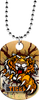 Tiger Mascot Monster Dog Tag [DTXL-MSCT-TGR]