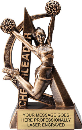 Cheer Ultra-Action - 6.5" Resin Trophy [RMUA6-CH]