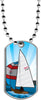 Sailing Dog Tags [DTLAM2-BOAT]