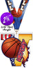 Basketball Victory Colorix Acrylic Medal [MACR2-V-BK-Q]