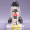 Blast Off Black Rocket Acrylic Award - 7 inch [ATRKT1-7-BLK-Q]