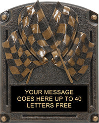 Racing Flag Legends of Fame Resin Trophy [RLOF86-RCFLG]