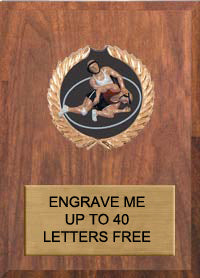 6"x8" Wrestling Millennium Plaque [PMC68-WS]