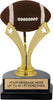 Football Triple Star Pedestal Trophy [TSTR6-FB]