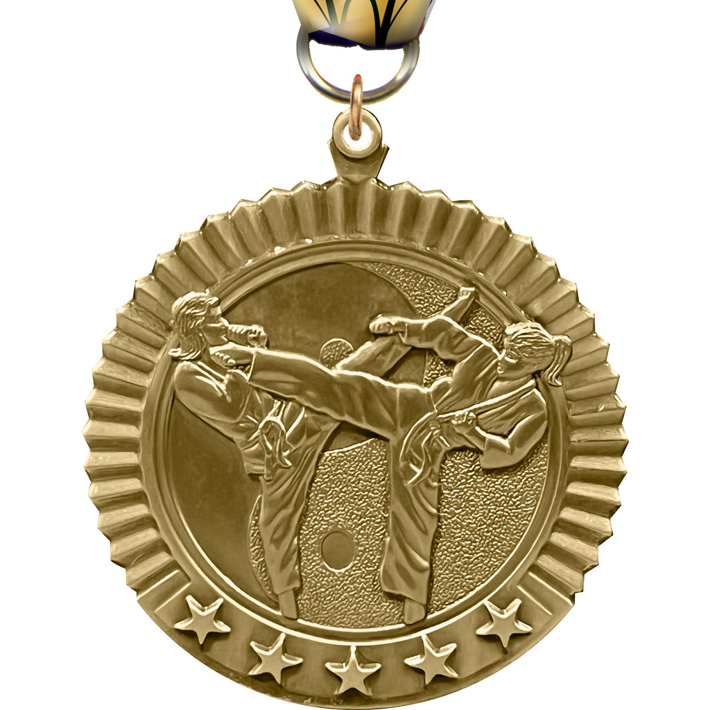 Martial Arts Female 5 Star Medal
