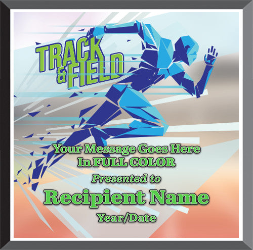 Track Square Graphix Plaque [PGFXQ66-TK]