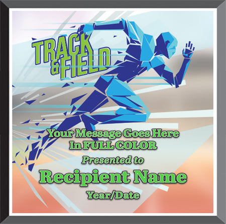 Track Square Graphix Plaque [PGFXQ66-TK]