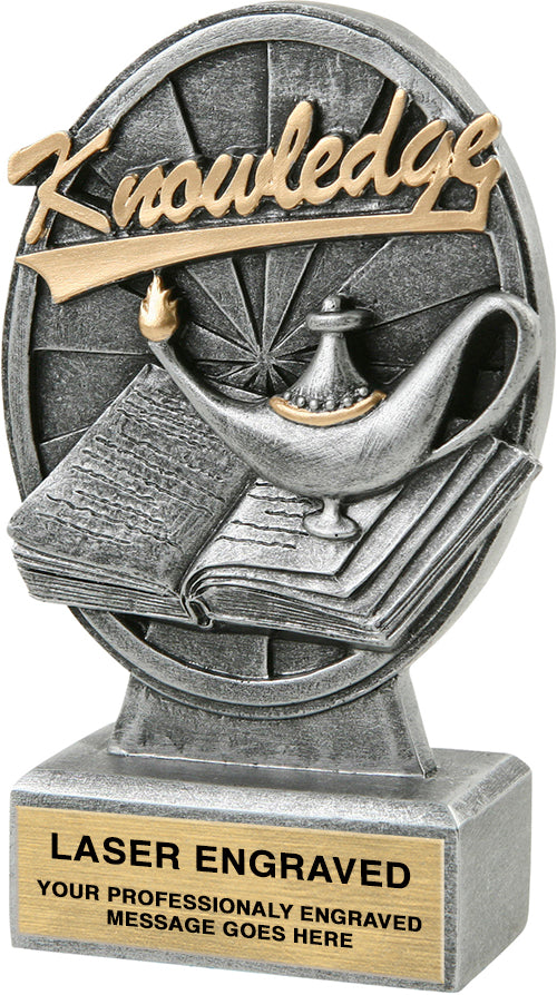 Knowledge Pinwheel Resin Trophy [RCPN-KN]